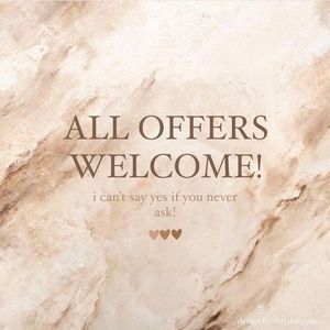 all offers welcome! 🤎